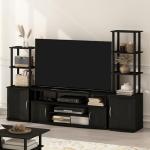 Furinno JAYA Large TV Stand for 55-Inch TVs