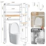 Over Toilet Storage Rack with Adjustable Shelves