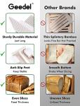 Bread Slicer for Homemade Bread Loaf Bagels, Bread Slicing Guide Easy to Clean Flodable and Campact Bread Cutter without BPA