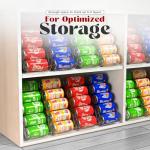 Soda Can Organizer Set for Fridge & Countertop