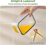 4-Pack Fridge Fruit Storage Containers with Colander