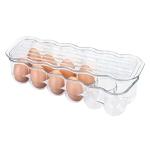 Stackable Egg Tray Organizer with Lid and Handle