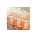 Stackable Egg Tray Organizer with Lid and Handle