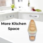 Clear Plastic 18-Egg Refrigerator Organizer with Lid