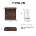 Rustic 5x5 Inch Floating Wall Shelf Set of 4