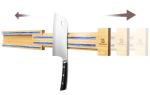 Extendable Magnetic Knife Holder for Wall, Magnetic Knife Storage Strip Wooden 16-32 Inch, Use as Knife Bar, Knife Rack, Kitchen Organizers Accessories, Wall Mount, Housewarming, Party, Gift Box