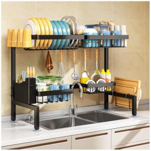 ARSTPEOE Over The Sink Dish Drying Rack, fits All Sinks (24.8"-35.4"), Adjustable Dish Drying Rack, Dish Drying Rack Above Kitchen Sink, Dish Drying Rack Over The Sink
