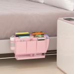 Bedside Organizer Caddy with 11 Pockets & Power Strip