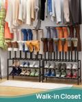 Black Boot Rack Organizer for Tall Boots