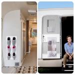 GOMAJI Over the Door/Wall Shoe Organizer, 2 Pack, Narrow, Hanging Shoe Rack for Closet, Bathroom, RV, Pantry, Camping, White