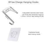 KINGSUSLAY Over Door Hanging Laundry Bag (2 Pack)