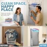 XL Hanging Laundry Hamper Bag for Space Saving