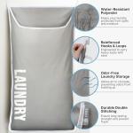 XL Hanging Laundry Hamper Bag for Space Saving