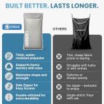 XL Hanging Laundry Hamper Bag for Space Saving