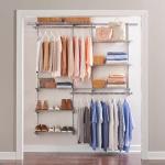 Rubbermaid Adjustable Closet Organization System - Titanium Finish