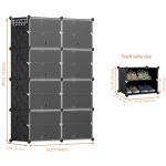 8-Tier Shoe Rack Organizer for Closet and Entryway