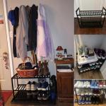Bamboo 3-Tier Shoe Rack Organizer for Entryway