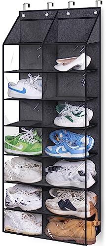 Over-the-door shoe holders