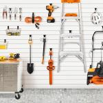 klasit Slatwall Hooks Black 20Pack Firmly and Durable Slatwall Accessories,Perfect for Organizing Garden Tools and Heavy Duty Tools and Garage Hooks Organize Your Space Efficiently