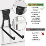 klasit Slatwall Hooks Black 20Pack Firmly and Durable Slatwall Accessories,Perfect for Organizing Garden Tools and Heavy Duty Tools and Garage Hooks Organize Your Space Efficiently