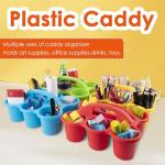 Joelver Plastic Cup Caddy - 6 Pack