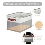 DECOMOMO Large Fabric Storage Bins - 3 Pack