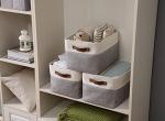 DECOMOMO Large Fabric Storage Bins - 3 Pack
