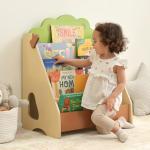 Montessori Front Facing Kids Bookshelf in Pine