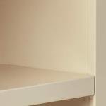 Heavy-Duty 6-Shelf Rolling Book Cart - Sand