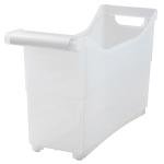 Lakeside Collection Rolling Plastic Storage Bin