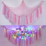 LED Toy Hammock for Stuffed Animal Storage