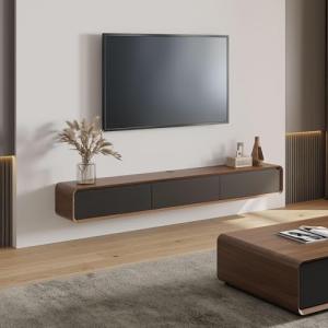 Minimalist Floating TV Stand with 3 Drawers