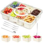 8-Compartment Snack and Veggie Storage Container