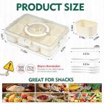 8-Compartment Snack and Veggie Storage Container