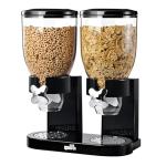 Dual-Control Dry Food Dispenser for Snacks & Cereal