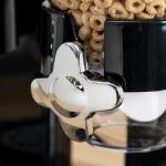 Dual-Control Dry Food Dispenser for Snacks & Cereal