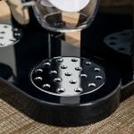 Dual-Control Dry Food Dispenser for Snacks & Cereal