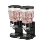 Dual-Control Dry Food Dispenser for Snacks & Cereal