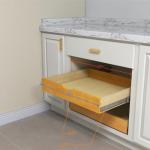 Wood Roll-Out Drawer Tray for Kitchen Storage