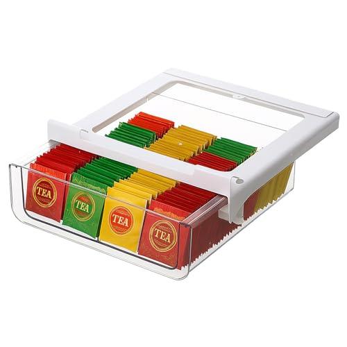 Sliding under-shelf drawers