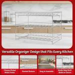 3-Tier Chrome Can Organizer for Kitchen Storage