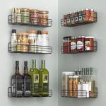 Moforoco Wall-Mount Spice Rack Organizer (6-Pack)