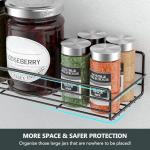 Moforoco Wall-Mount Spice Rack Organizer (6-Pack)