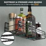 Moforoco Wall-Mount Spice Rack Organizer (6-Pack)