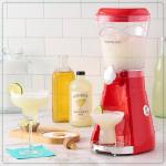 Nostalgia Margarita Machine - Blender for Smoothies, Margaritas, Daiquiris, and Slushies - Red - 64-Ounce