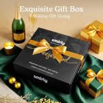 SMIRLY Charcuterie Boards Set, Large Cheese Board Set, Natural Bamboo Charcuterie Tray Cheese Platter with Accessories - Housewarming Gifts New Home, Wedding & Bridal Shower Gifts for Women, Couples