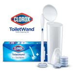 Clorox Toilet Wand Toilet Cleaning Kit, ToiletWand, Caddy and 6 Refills (Pack May Vary)