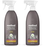 Method Heavy Duty Degreaser, Lemongrass Scent, Oven Cleaner & Stove Top Cleaner, 28 Oz Spray Bottle (Pack of 2),(Packaging may vary)