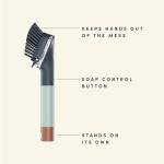 Brite by Scotch-Brite Limited Edition Mess-Free Dishwand, Sleek and Stylish Dish Brush with Soap Dispenser Handle