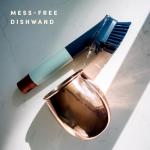 Brite by Scotch-Brite Limited Edition Mess-Free Dishwand, Sleek and Stylish Dish Brush with Soap Dispenser Handle